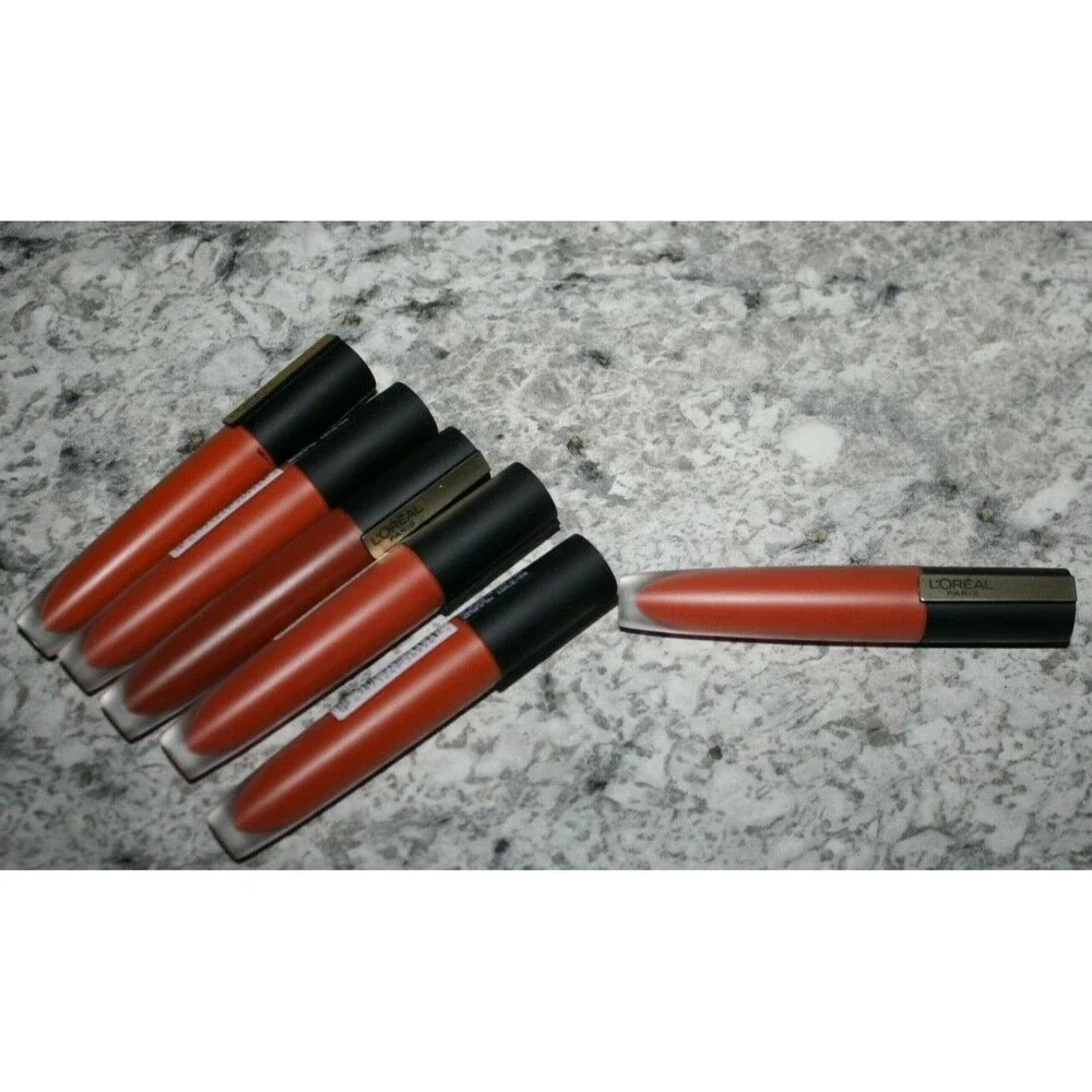 1X L'oreal Signature Lasting Matte Liquid Lip Color Lipstick #420 I Achieve